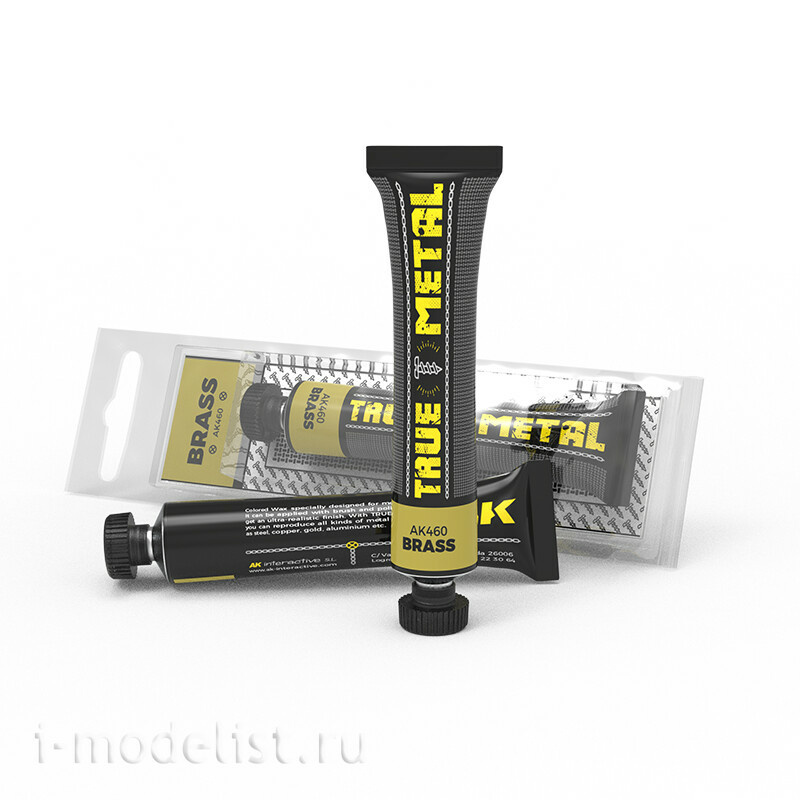 AKКМБ7 AK Interactive Полная коллекция линейки восковых красок TRUE METAL