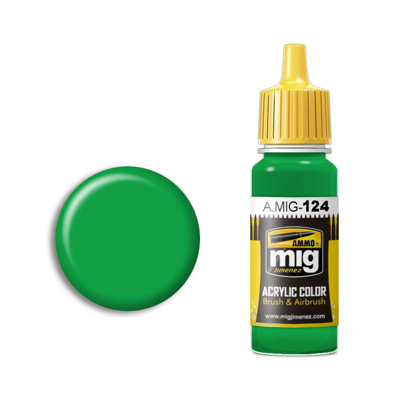 AMIG0124 Ammo Mig LIME GREEN (лаймовый зелёный)