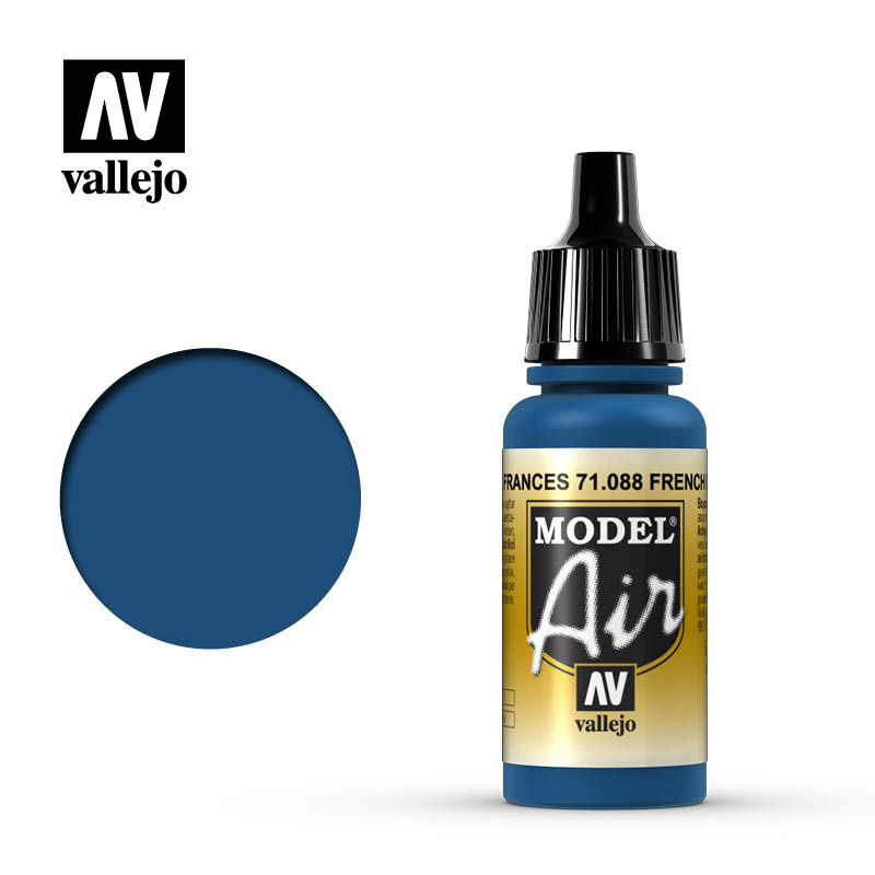 71088 Vallejo Краска акриловая `Model Air` Французский голубой / French Blue