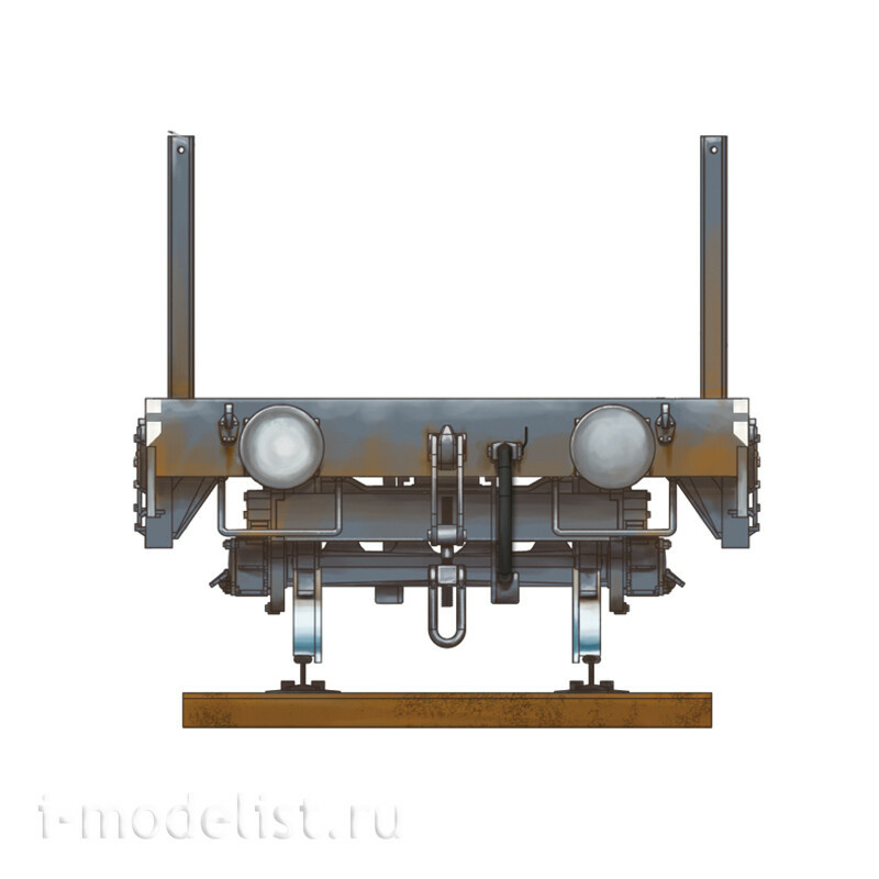 AK35501 AK Interactive 1/35 Немецкий железнодорожный вагон с тяжёлой платформой типа SSYS