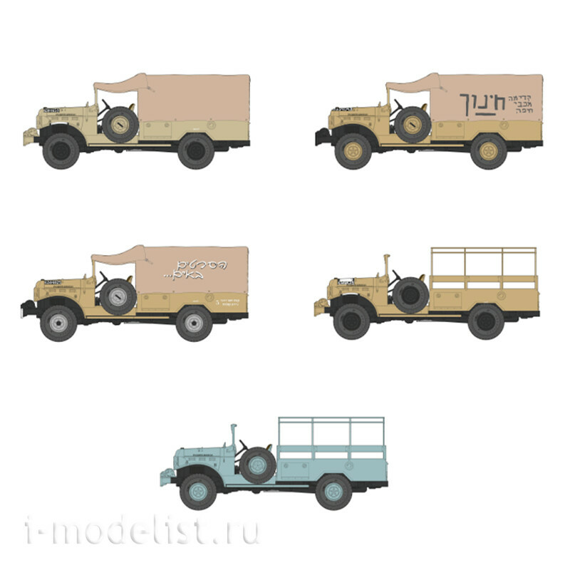AK35020 AK Interactive 1/35 Грузовой автомобиль IDF Power Wagon WM300 с лебедкой