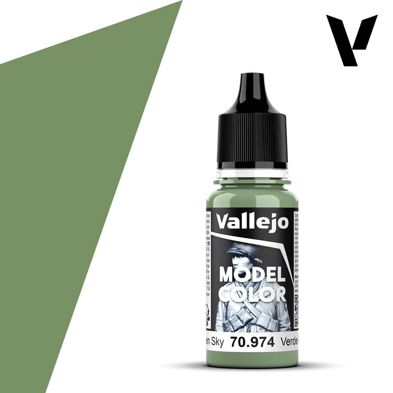 70974 Vallejo Краска акриловая `Model Color` Небесно-зелёный / Green Sky