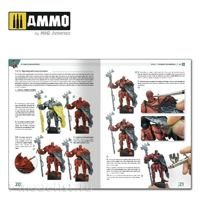 AMIG6222 Ammo Mig Журнал ENCYCLOPEDIA OF FIGURES MODELLING TECHNIQUES - Том 2. Методы и материалы / Vol. 2 Techniques and Materials