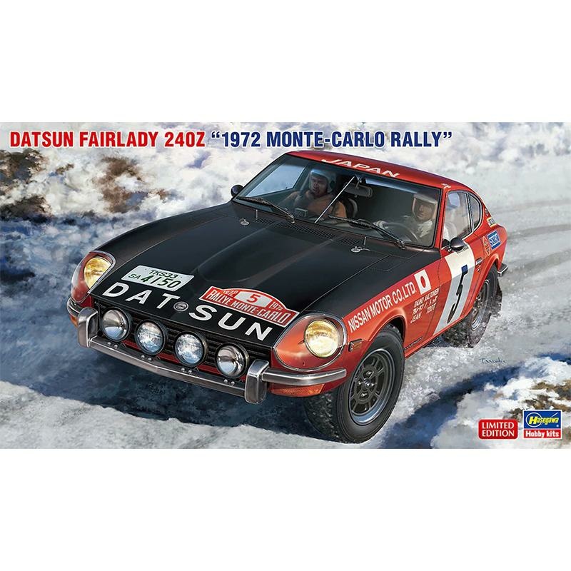 20374 Hasegawa 1/24 Автомобиль Datsun Fairlady 240Z 1972 Rally Monte-Carlo