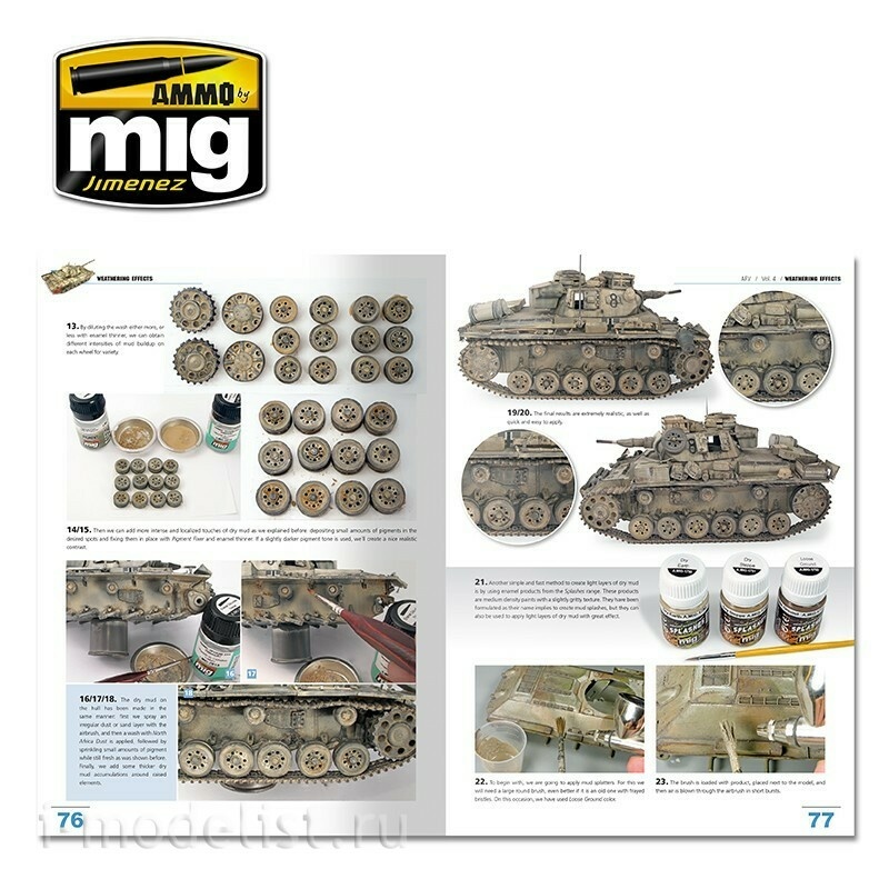 AMIG6153 Ammo Mig Журнал ENCYCLOPEDIA OF ARMOUR MODELLING TECHNIQUES - Том 4. Везеринг / Vol. 4 Weathering