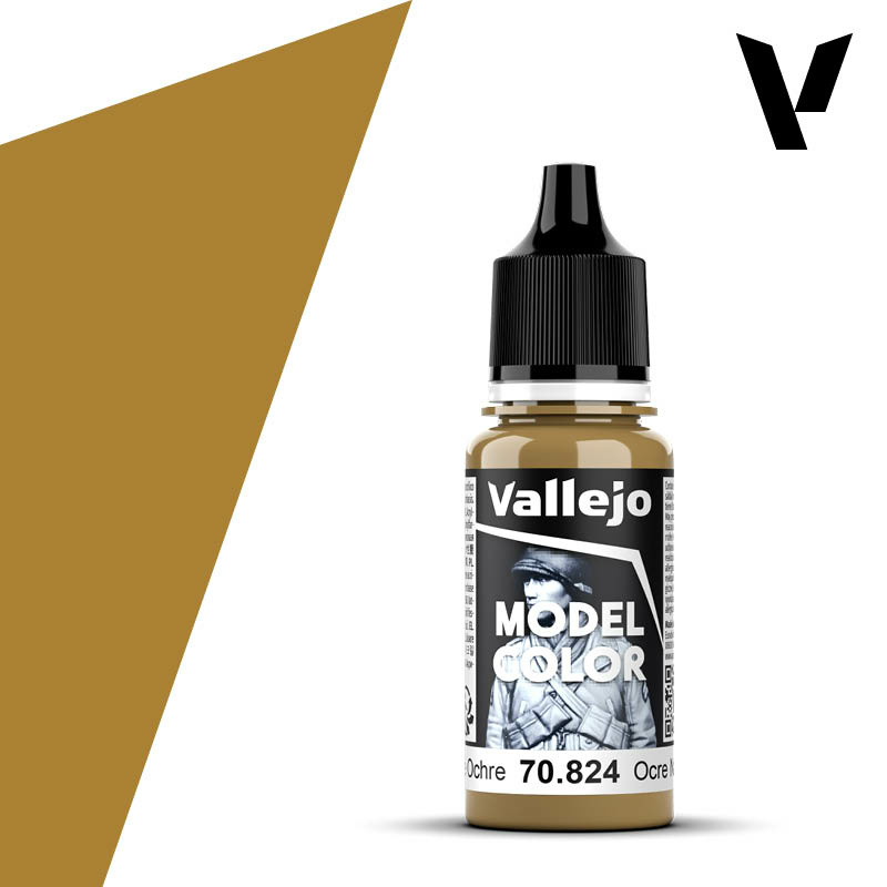 70824 Vallejo Краска акриловая `Model Color` Оранжевая охра / Orange Ochre