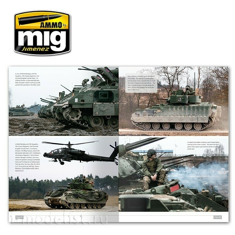 AMIG5951 Ammo Mig Журнал IN DETAIL - Боевая машина M2A3 Bradley в Европе, Том 1 / IN DETAIL - M2A3 Bradley Fighting Vehicle in Europe Vol. 1