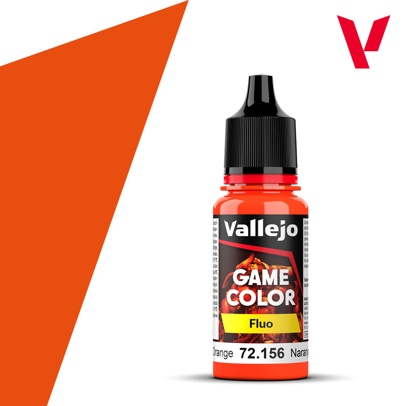 72156 Vallejo Акриловая краска Game Color Флуоресцентный оранжевый / Fluorescent Orange