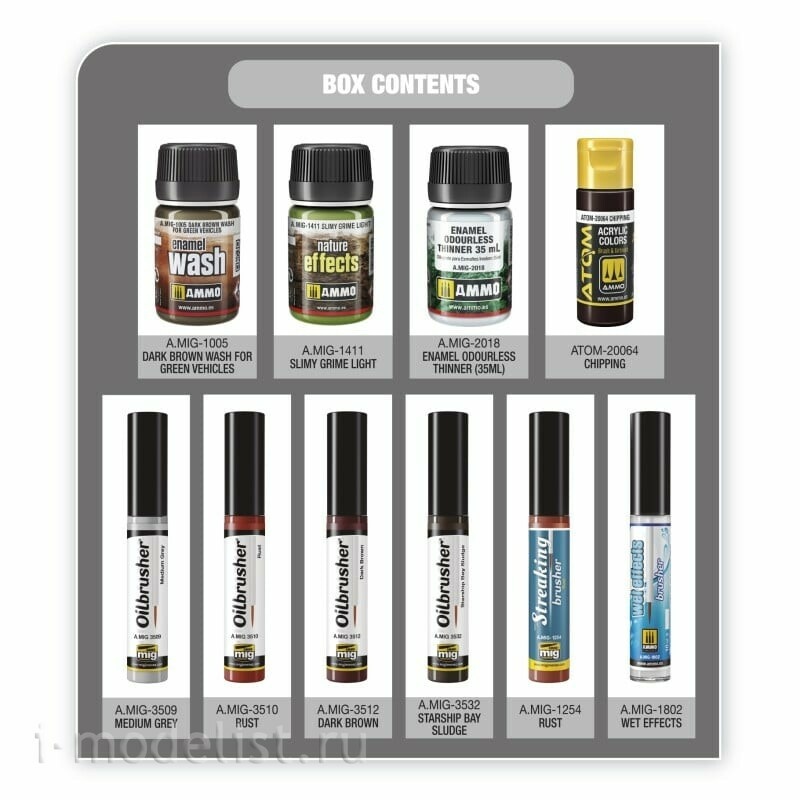 AMIG7823 Ammo Mig Набор SUPER PACK Везеринг кораблей и подводных лодок / Weathering for Ships and Submarines
