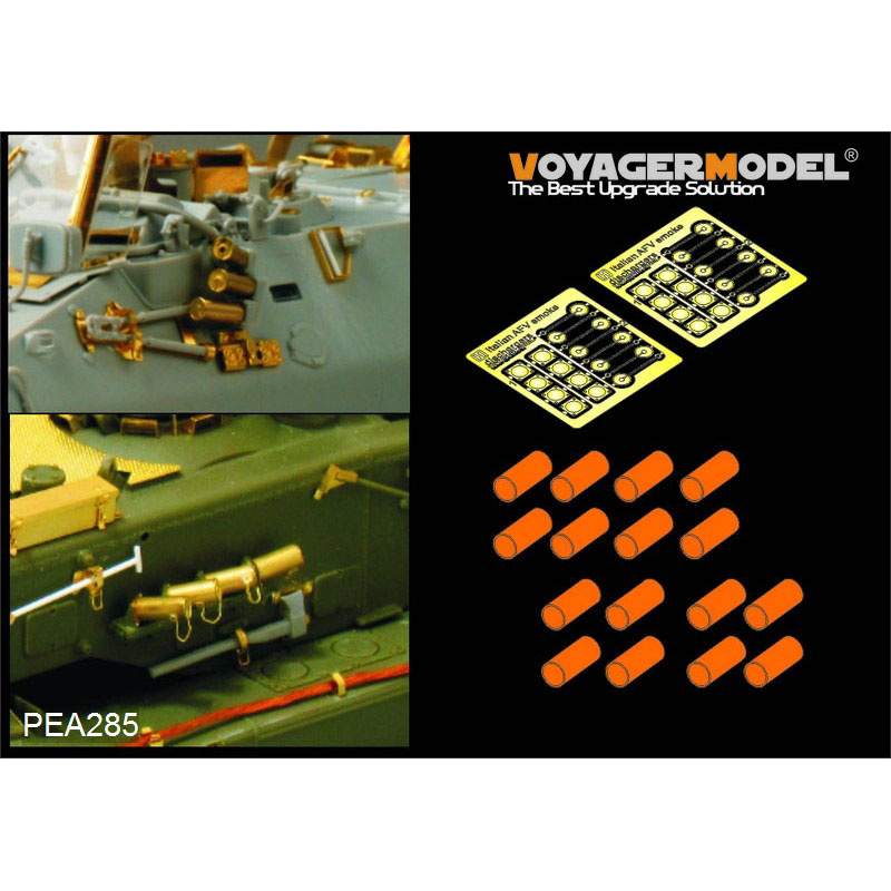 PEA285 Voyager Model 1/35 Дымоотводчики для Современного итальянского AFV (16 шт) (GP)