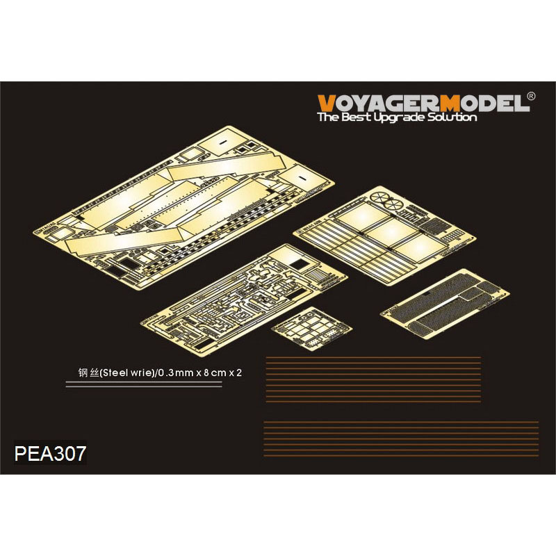 PEA307 Voyager Model 1/35 Фототравление для M1A2 TUSK II, контейнер для хранения