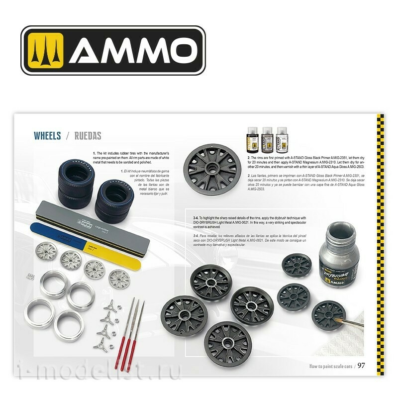 AMIG6298 Ammo Mig Как раскрашивать масштабные автомобили / How to Paint Scale Cars