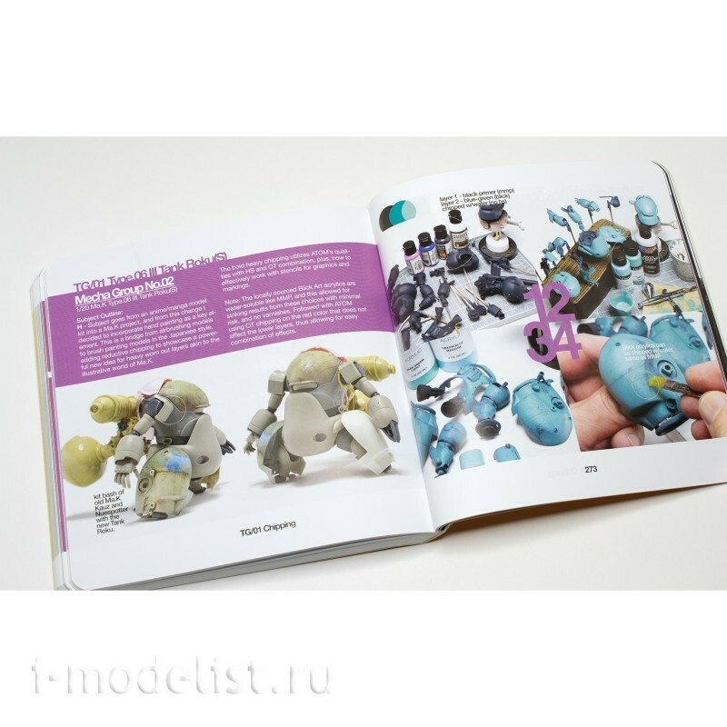 RINALDI-TG.01 Ammo Mig Книга TG (Руководство по технике) - чиппинг / TG Series (Technique Guide) - Chipping (Английский язык)