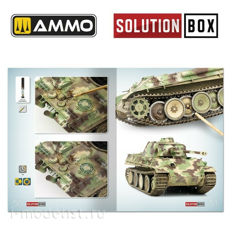 AMIG6529 Ammo Mig Книга SOLUTION BOOK 23 - Как окрашивать немецкую технику времен Второй мировой войны (многоязычная) / How to Paint WWII German Late War Vehicles (Multilingual Book)