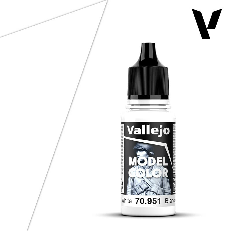70951 Vallejo Краска акриловая `Model Color` Белый / White