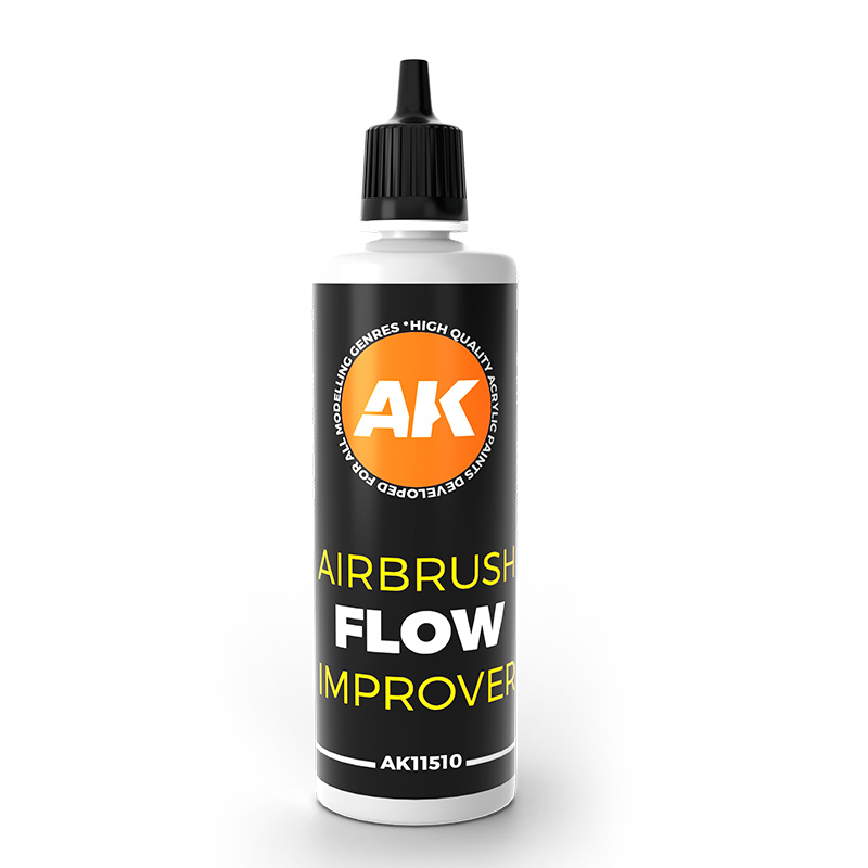 AK11510 AK Interactive Средство для улучшения текучести акриловых красок для аэрографа / Airbrush Flow Improver for Acrylics – 100ml