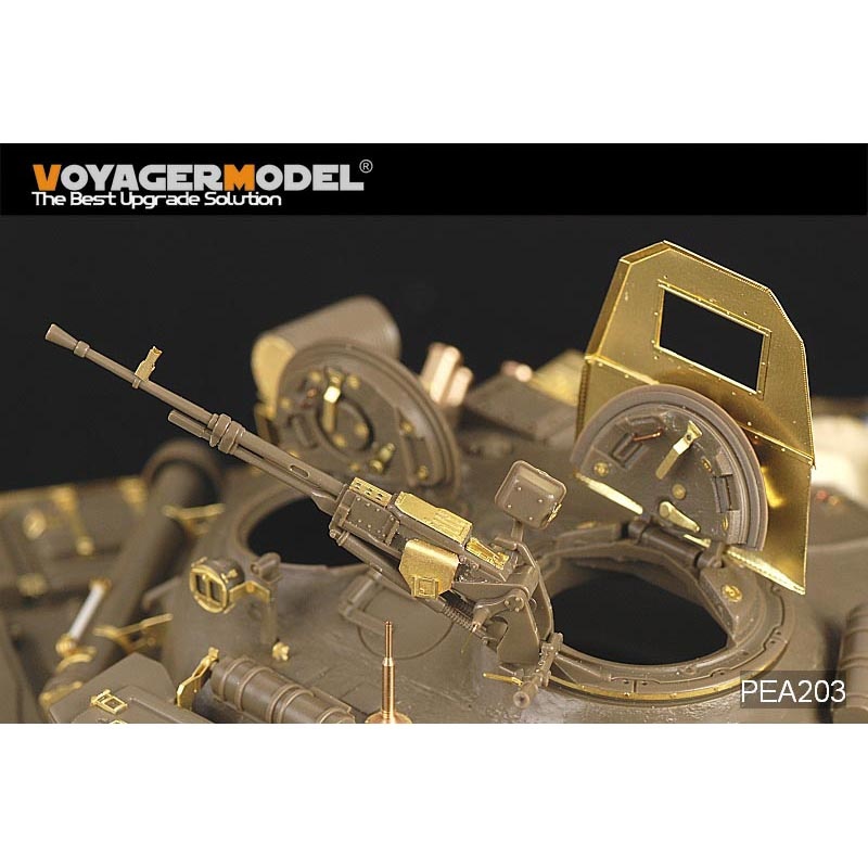 PEA203 Voyager Model 1/35 Современный российский противотанковый щит Т-72 с 12,7-мм пулеметом NSVT (для всех)