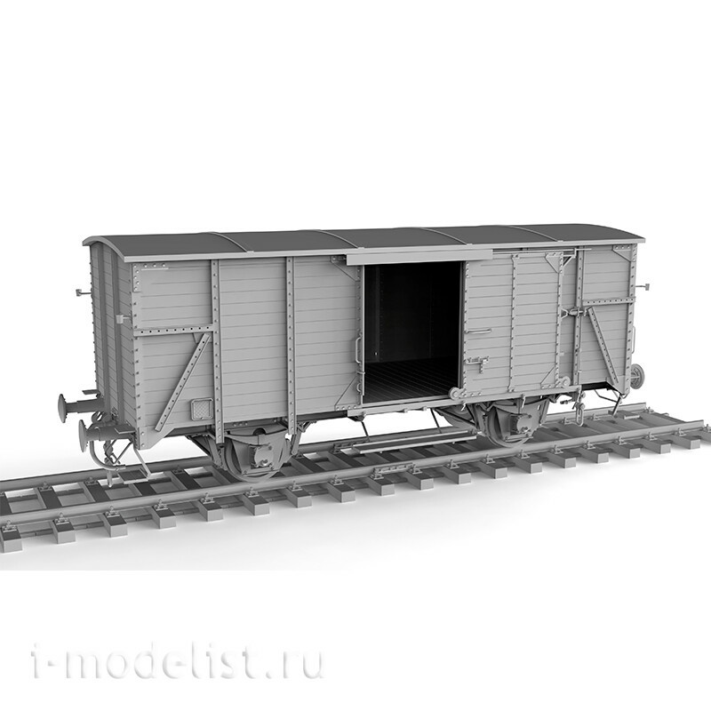 AK35502 AK Interactive 1/35 Немецкий железнодорожный крытый вагон Gedeckter Güterwagen G 10