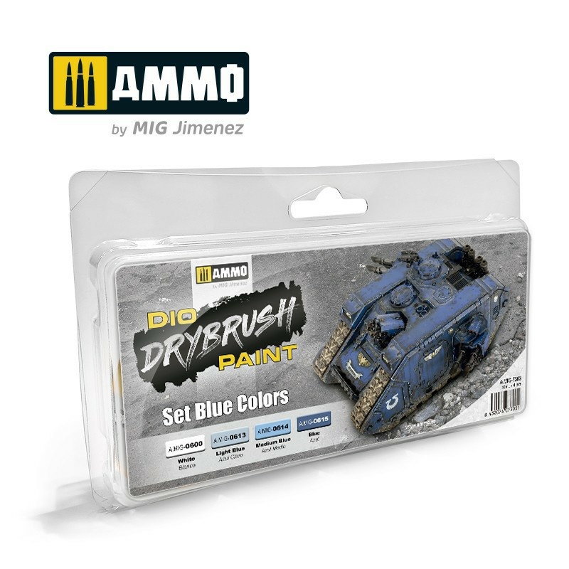 AMIG7303 Ammo Mig Набор красок DRYBRUSH Синие цвета