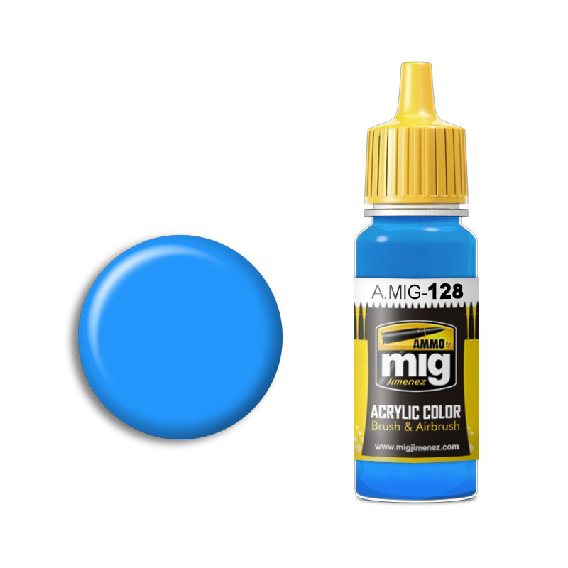 AMIG0128 Ammo Mig CYAN (голубой циан)