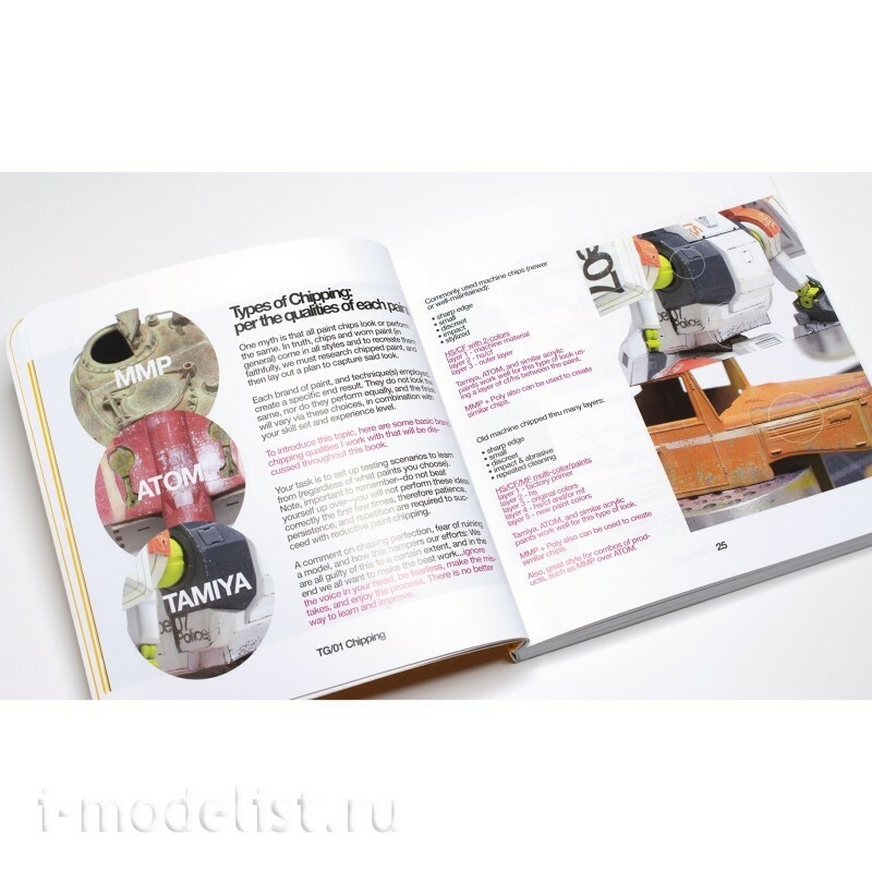 RINALDI-TG.01 Ammo Mig Книга TG (Руководство по технике) - чиппинг / TG Series (Technique Guide) - Chipping (Английский язык)