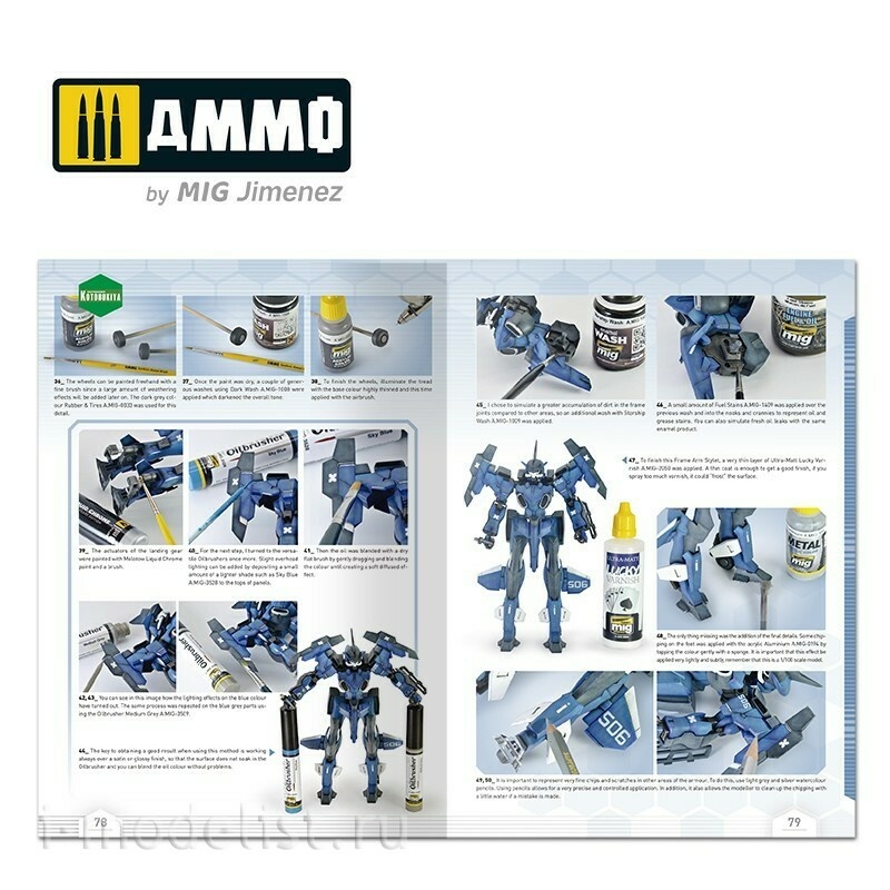 AMIG6113 Ammo Mig Книга How to KOTOBUKIYA Models (Английский язык)