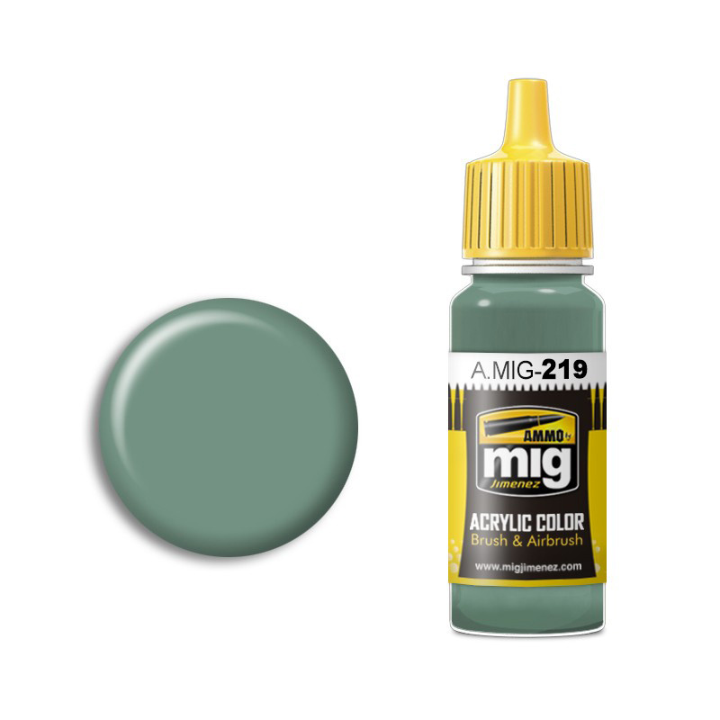 AMIG0219 Ammo Mig FS 34226 (BS283) INTERIOR GREEN (интерьерный зеленый)