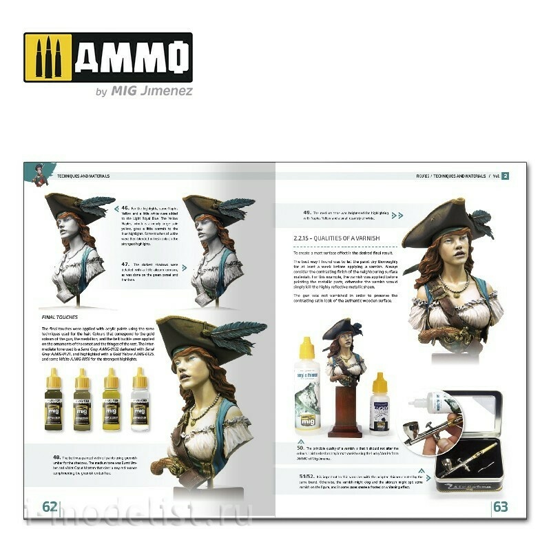 AMIG6222 Ammo Mig Журнал ENCYCLOPEDIA OF FIGURES MODELLING TECHNIQUES - Том 2. Методы и материалы / Vol. 2 Techniques and Materials