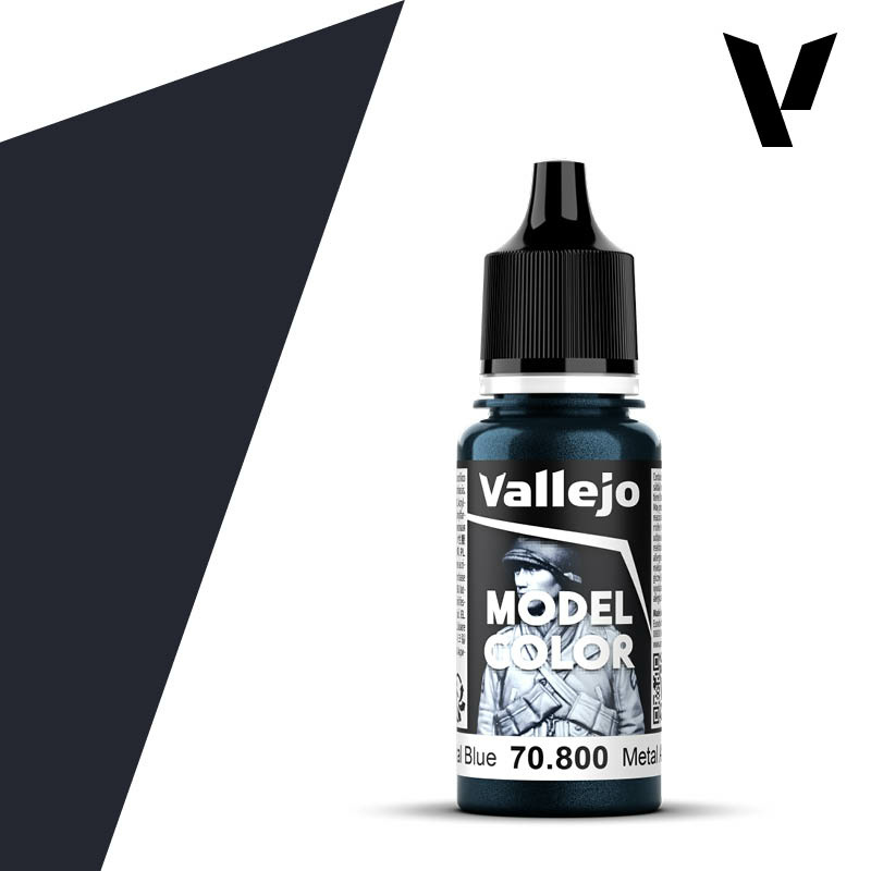 70800 Vallejo Краска акриловая `Model Color` Синий оружейный металл / Gunmetal Blue
