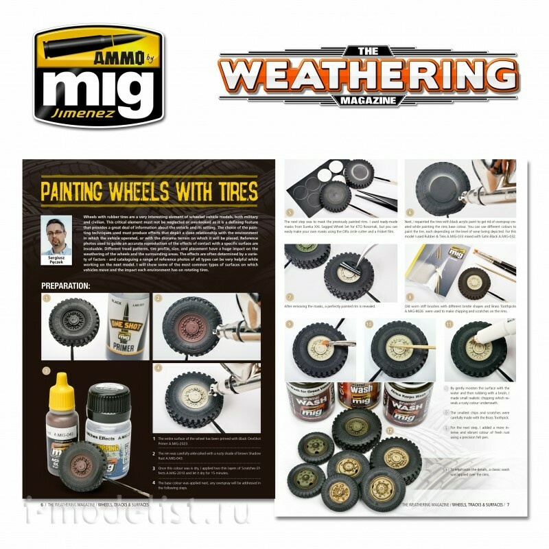 AMIG4774 Ammo Mig THE WEATHERING MAGAZINE 25 - Колеса, Траки И Поверхности (Русский)