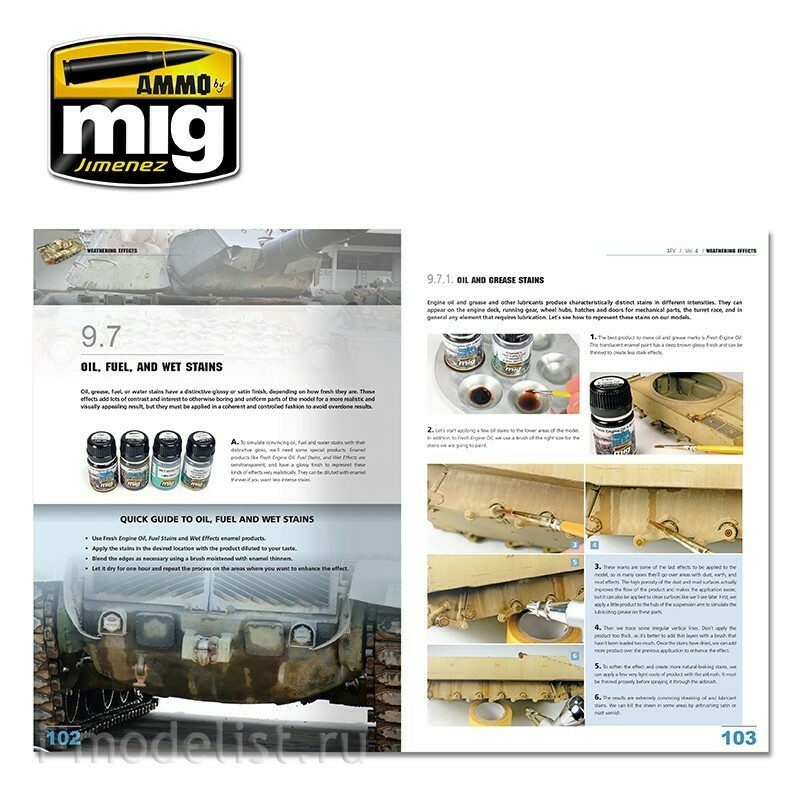 AMIG6153 Ammo Mig Журнал ENCYCLOPEDIA OF ARMOUR MODELLING TECHNIQUES - Том 4. Везеринг / Vol. 4 Weathering