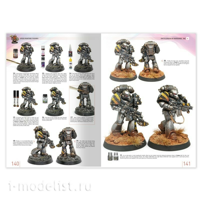 IONIC-1303 Ammo Mig Книга Энциклопедия варгеймов, том 4: Скоростное окрашивание фигур / ENCYCLOPEDIA of WARGAMES Vol.4: Speed Painting Figures (английский язык)