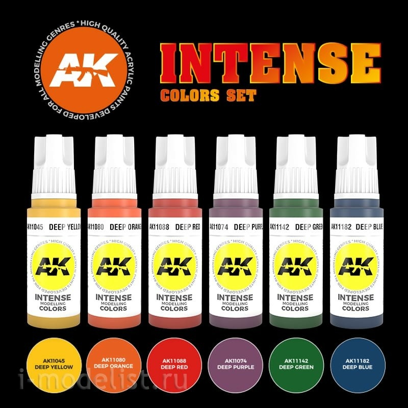 AK11612 AK Interactive Набор акриловых красок 