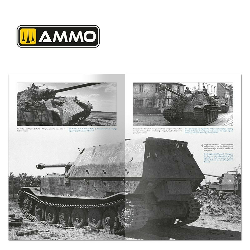 AMIG6303 Ammo Mig Как раскрашивать немецкие танки середины Второй мировой войны (ФЕВРАЛЬ 1943 - СЕНТЯБРЬ 1944) (на двух языках) / How to Paint Mid WWII German Tanks (FEB 1943 - SEP 1944) (Bilingual)