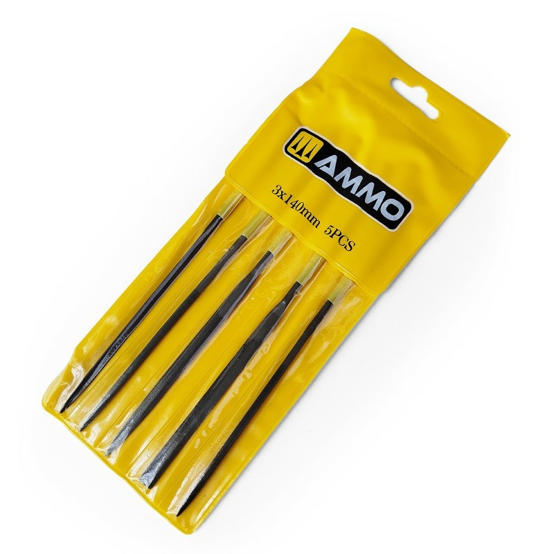 AMIG8219 Ammo Mig Набор мини-напильников (5 шт.) / Mini File Set (5pcs)