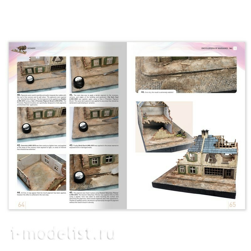 IONIC-1305 Ammo Mig Книга ENCYCLOPEDIA of WARGAMES том 1: Декорации / Vol.1: Escenografía (испанский язык)