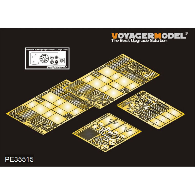 PE35515 Voyager Model 1/35 Фототравление для Bussing Nag L4500S 4X2 (для AFV 35170)