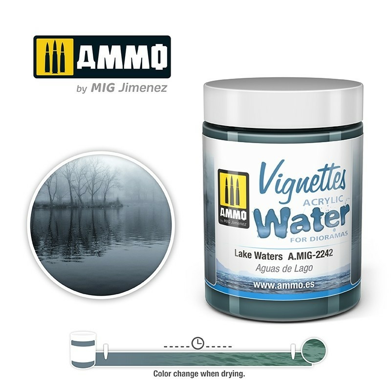 AMIG2242 Ammo Mig Гель для имитации воды Озерные воды / Lake Waters