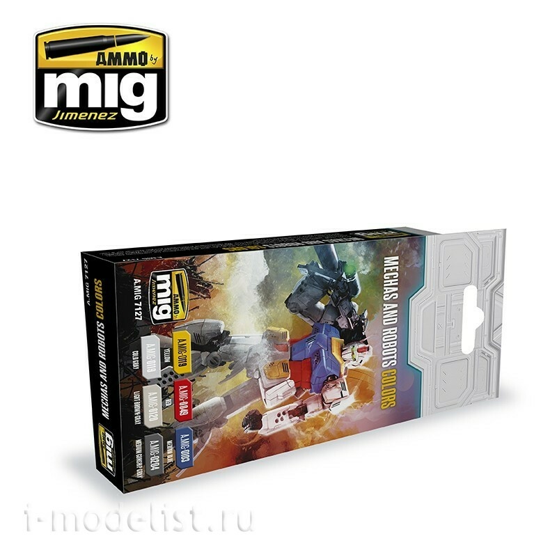 AMIG7127 Ammo Mig Набор акриловых красок цветов мехов и роботов / Mechas and Robots Colors