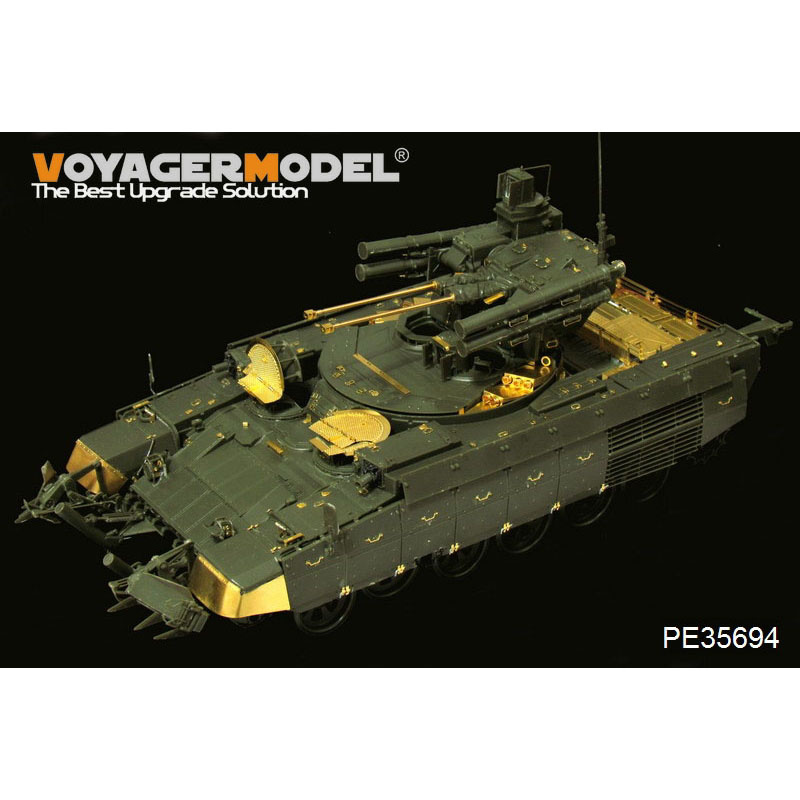PE35694 Voyager Model 1/35 Фототравление для Гусеничной машины поддержки танков Объект 199 (Ствол орудия, дымоотводчик включены)