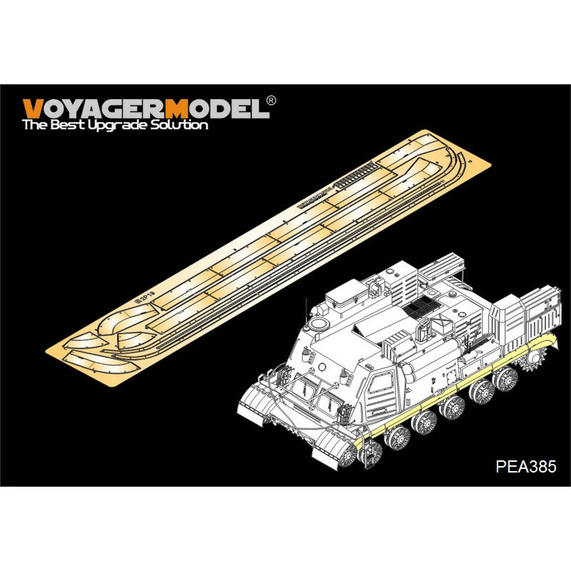 PEA385 Voyager Model 1/35 Фототравление для 2P19, покрытие траков