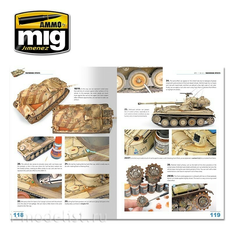 AMIG6153 Ammo Mig Журнал ENCYCLOPEDIA OF ARMOUR MODELLING TECHNIQUES - Том 4. Везеринг / Vol. 4 Weathering