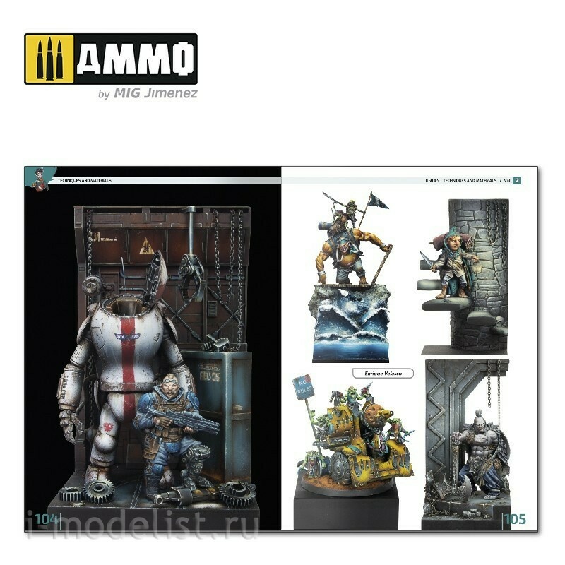 AMIG6222 Ammo Mig Журнал ENCYCLOPEDIA OF FIGURES MODELLING TECHNIQUES - Том 2. Методы и материалы / Vol. 2 Techniques and Materials