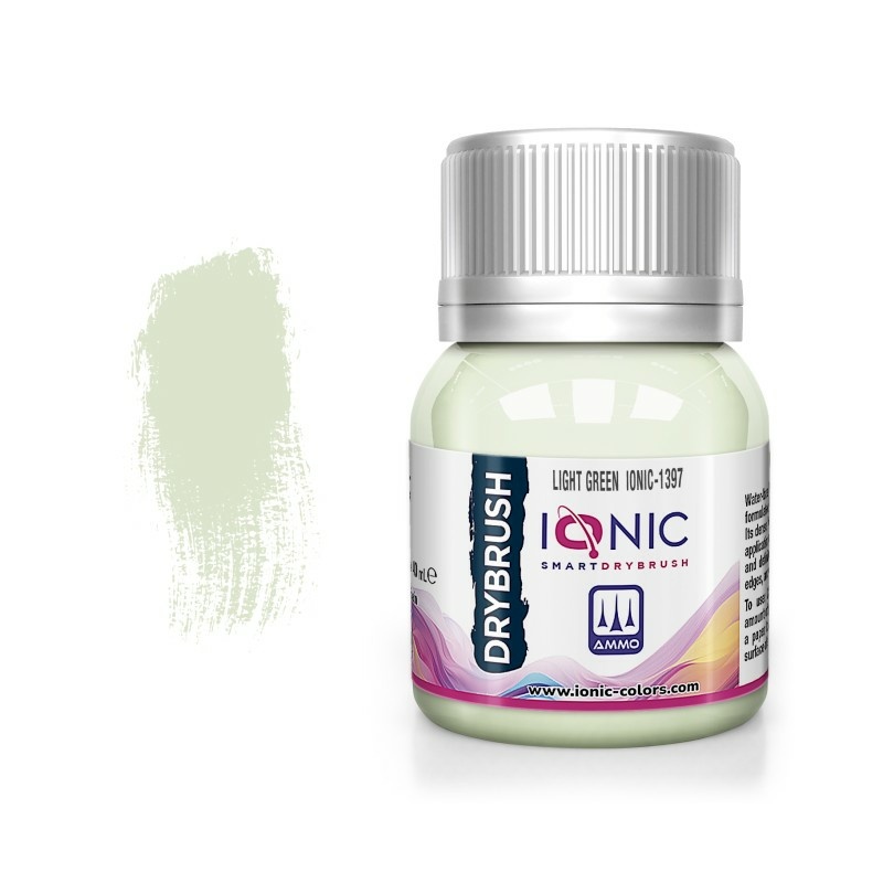 IONIC-1397 Ammo Mig Краска IONIC DRYBRUSH Светло-зелёный / Light Green