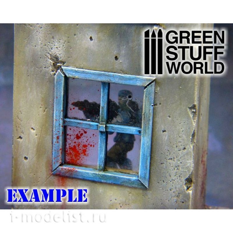 1429 Green Stuff World Лист для имитации стекла прозрачный / Organic GLASS Sheet - Clear