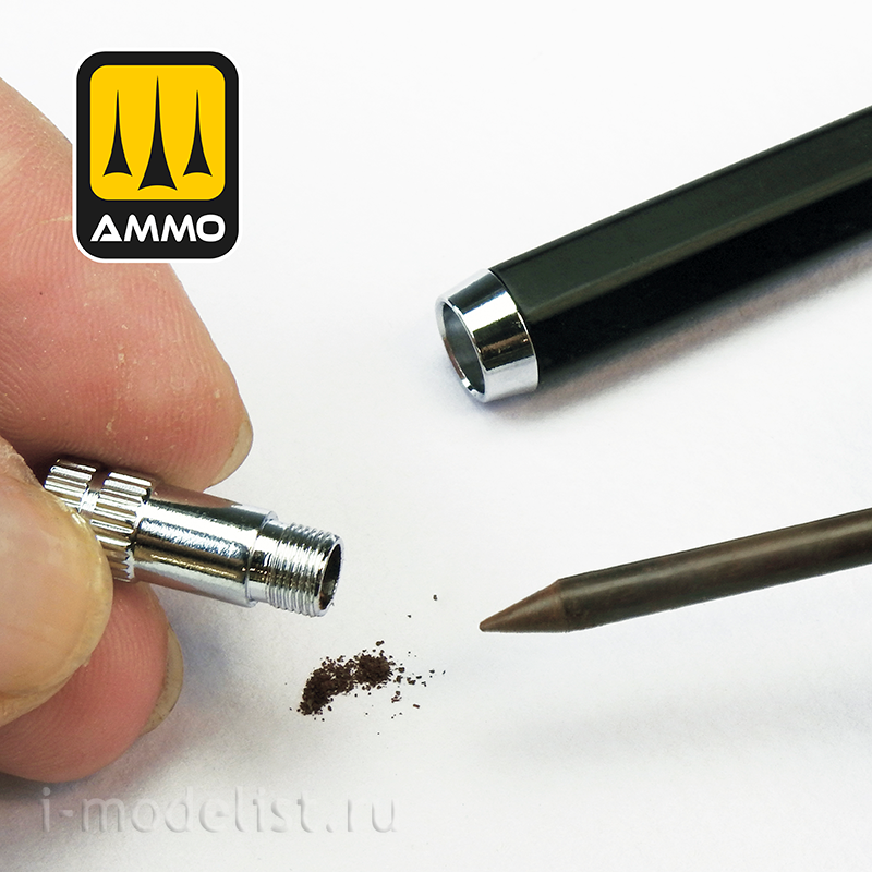 AMIG8349 Ammo Mig LOCK 'N LOAD - Набор карандашей для везеринга / Weathering Rechargable Technical Pencil