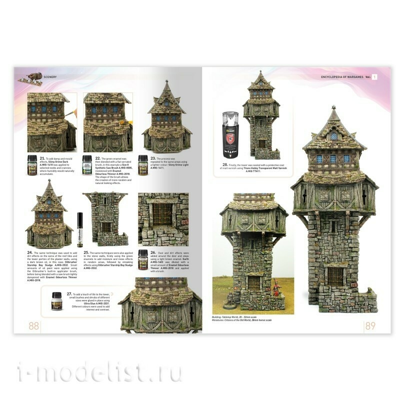 IONIC-1300 Ammo Mig Книга Энциклопедия варгеймов, том 1: Декорация / ENCYCLOPEDIA of WARGAMES Vol.1: Scenery (английский язык)