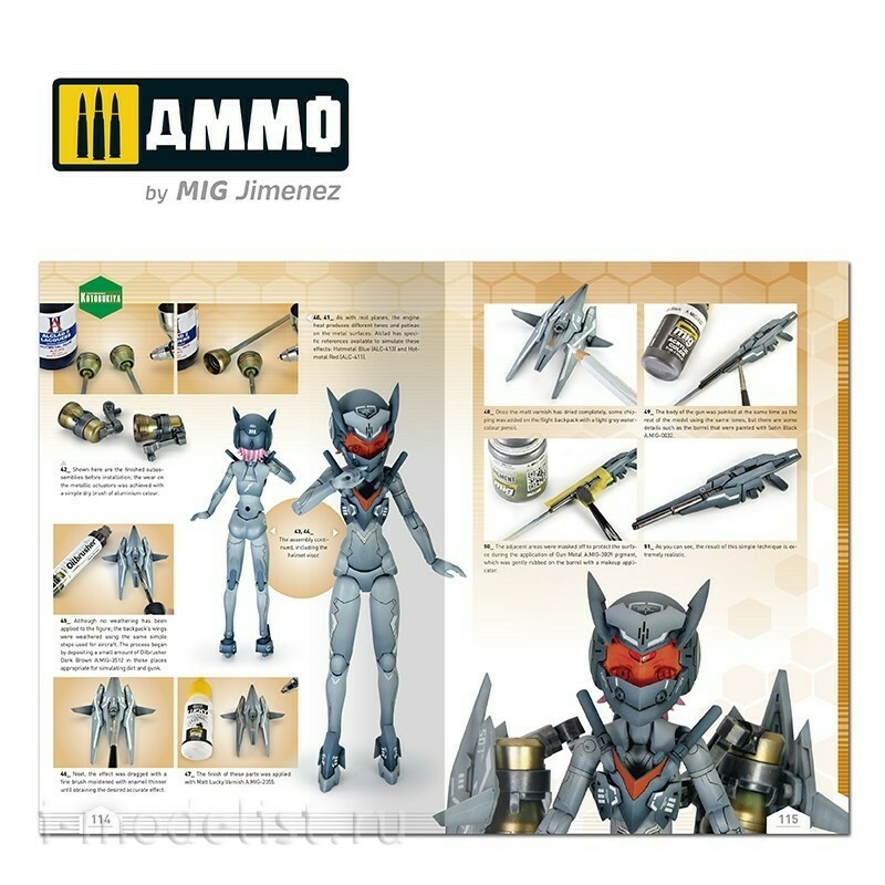 AMIG6113 Ammo Mig Книга How to KOTOBUKIYA Models (Английский язык)