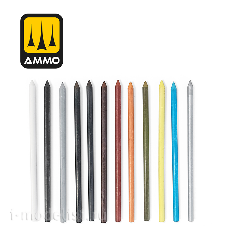 AMIG8349 Ammo Mig LOCK 'N LOAD - Набор карандашей для везеринга / Weathering Rechargable Technical Pencil