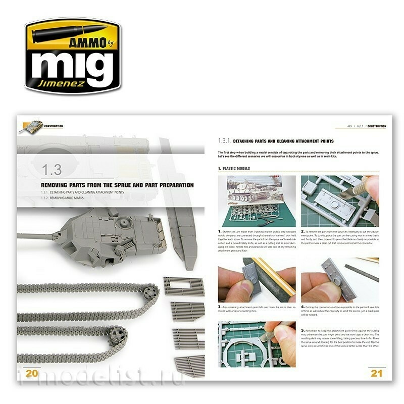 AMIG6150 Ammo Mig Книга ENCYCLOPEDIA OF ARMOUR MODELLING TECHNIQUES - Том 1. Строительство / Vol. 1 Construction